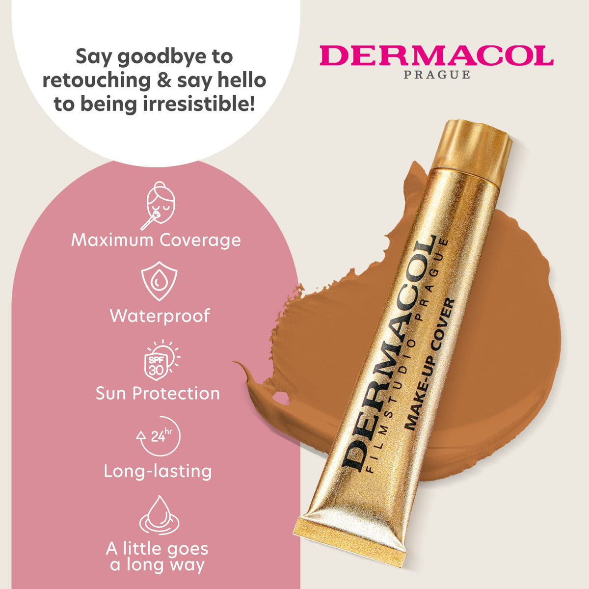 Dermacol Full Coverage Foundation texture close-up