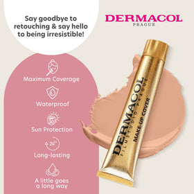 Dermacol Full Coverage Tattoo Cover Foundation No.209 applicator close-up
