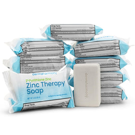Dermaharmony 2% Pyrithione Zinc Bar Soap set of 10, front view