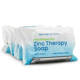 Dermaharmony 2% Pyrithione Zinc Bar Soap Set of 5, 4 oz packaging