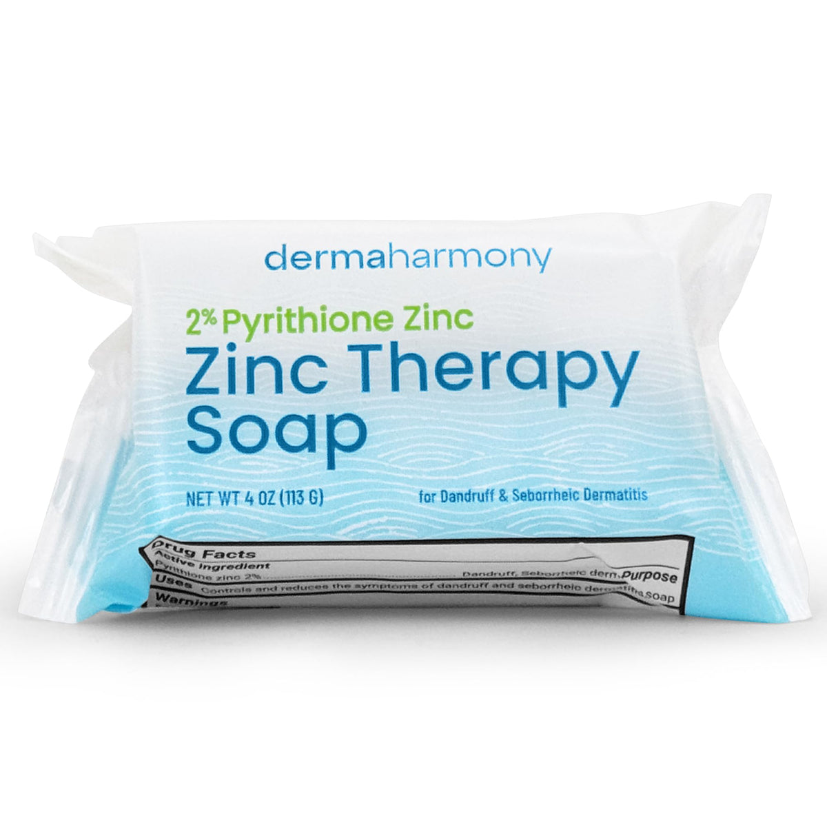 Dermaharmony soap bar with water droplets for a fresh look