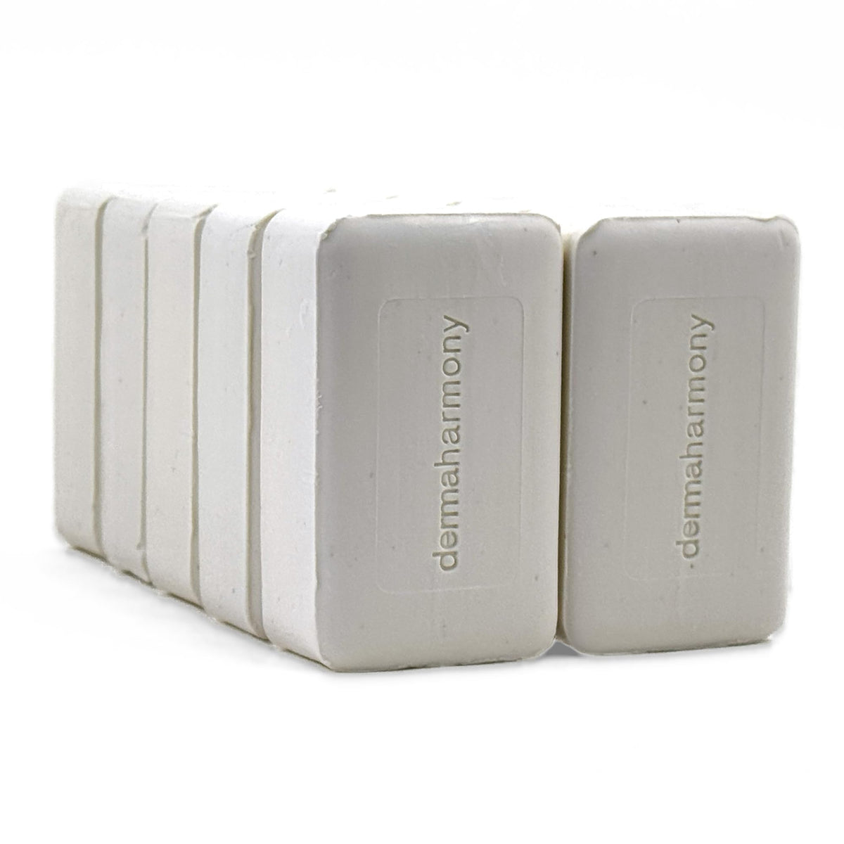 Dermaharmony soap packaging, side view