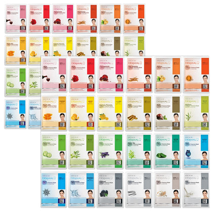 DERMAL 48 Korean Essence Sheet Mask Variety Pack front view