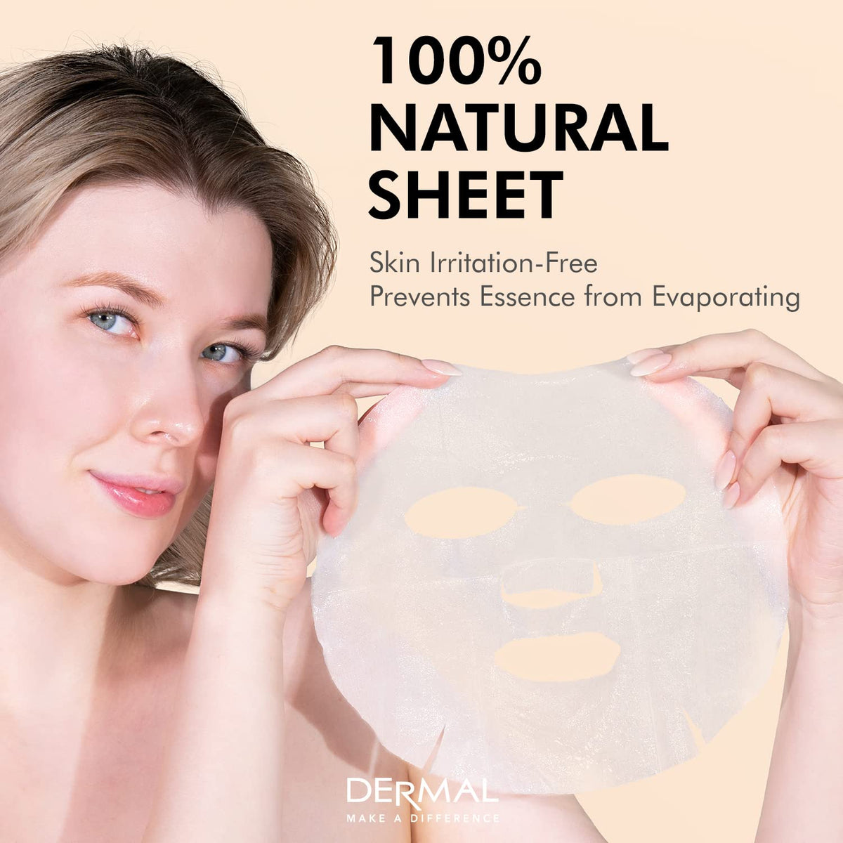 DERMAL essence sheet mask packaging