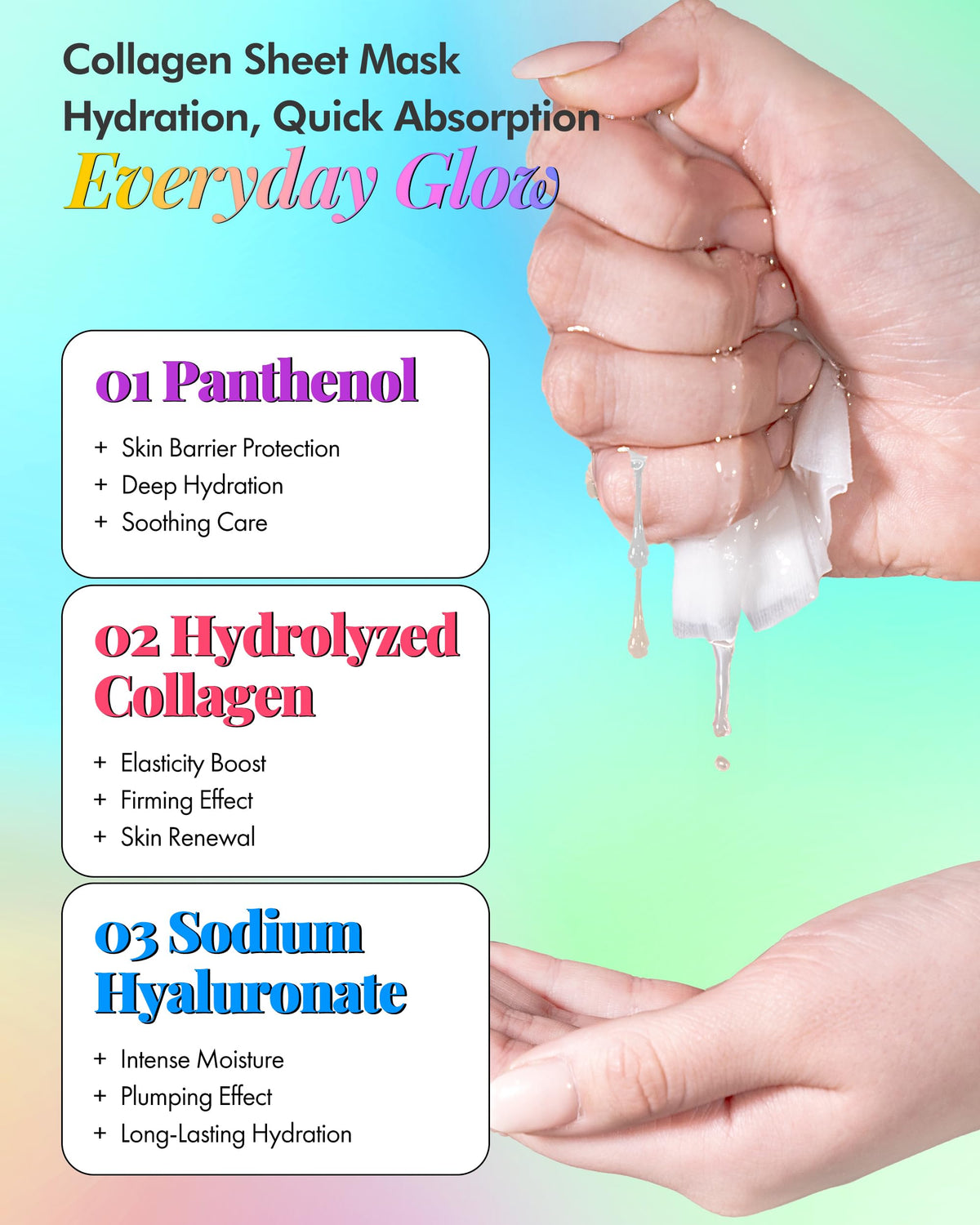 DERMAL face mask ingredients overview