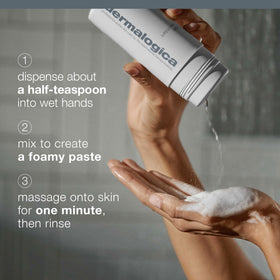 Dermalogica Daily Microfoliant exfoliating powder with hands