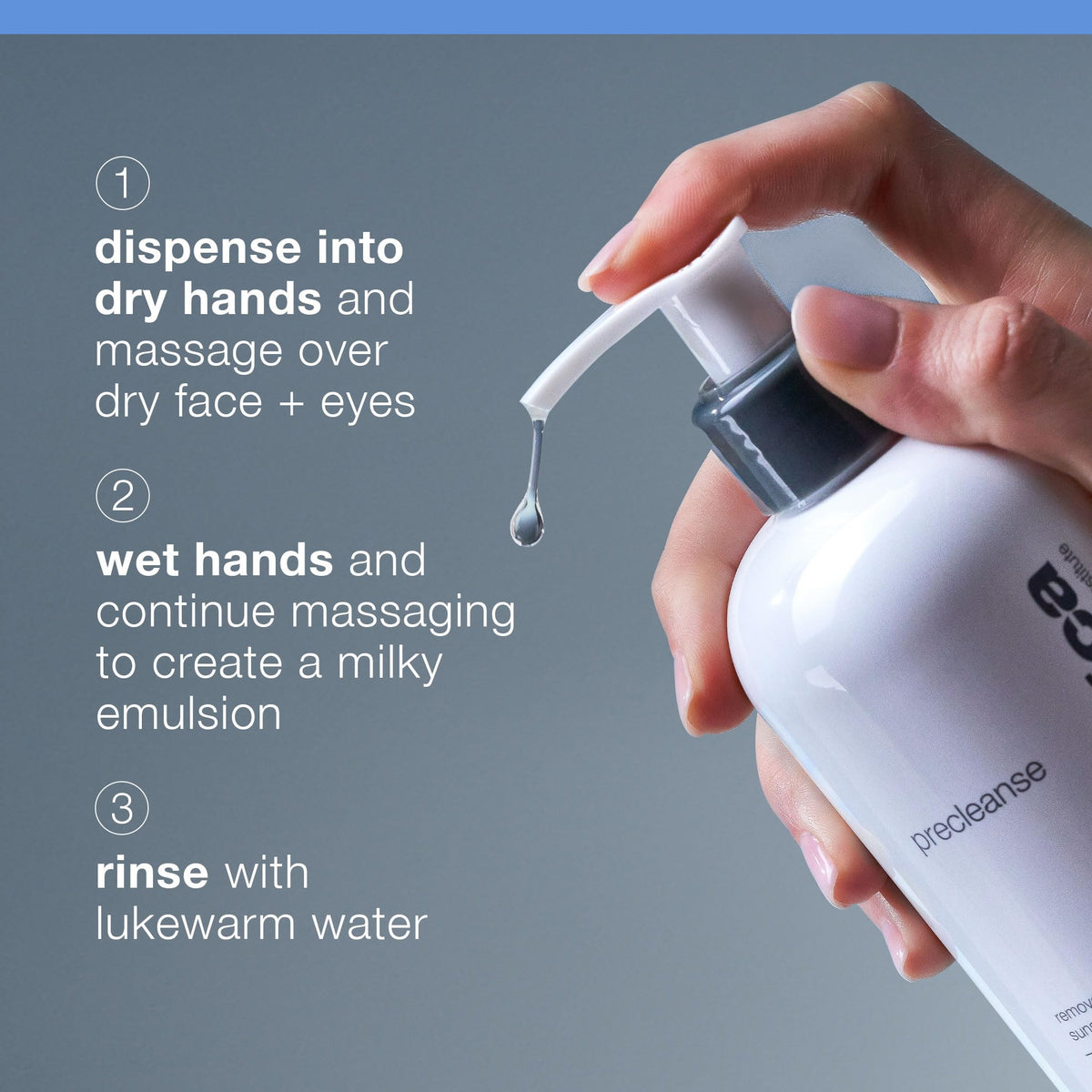 Dermalogica Precleanse Oil Cleanser on a bathroom counter