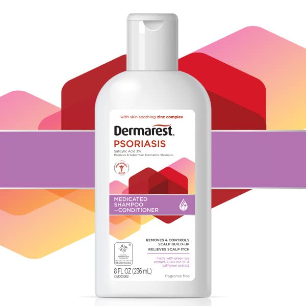 Dermarest Medicated Shampoo Plus Conditioner application on hair