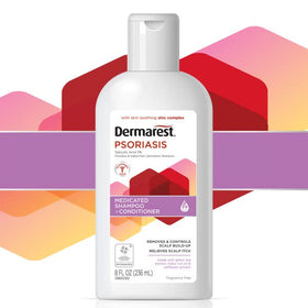 Dermarest Medicated Shampoo Plus Conditioner application on hair