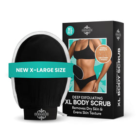 Dermasuri Exfoliating Body Scrubber Glove XL front view