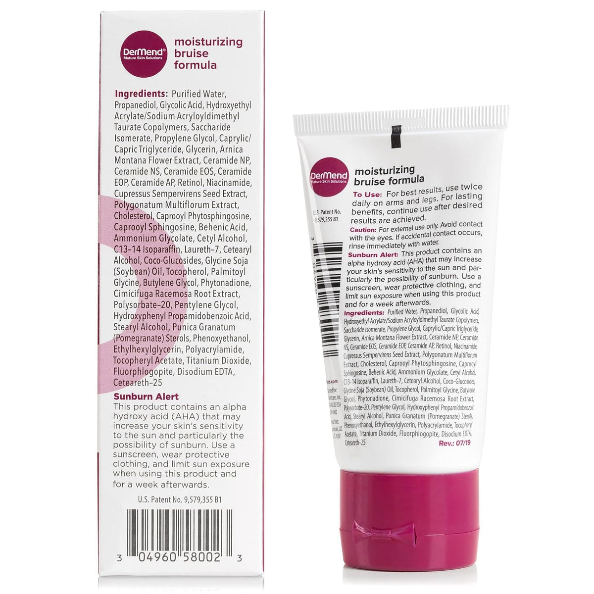 Dermend Arnica Bruise Cream 2.5 oz side view
