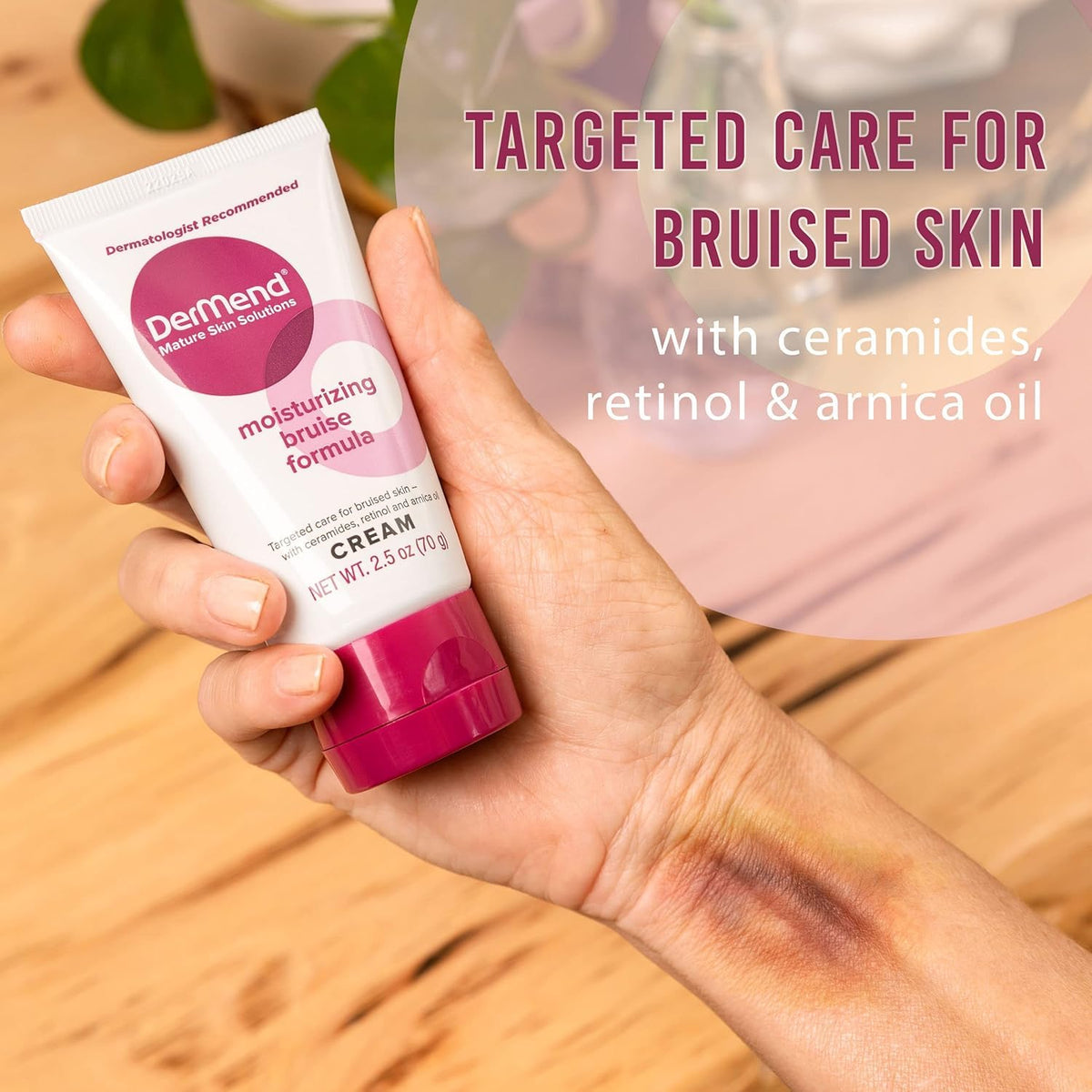 Dermend Arnica Bruise Cream texture close-up
