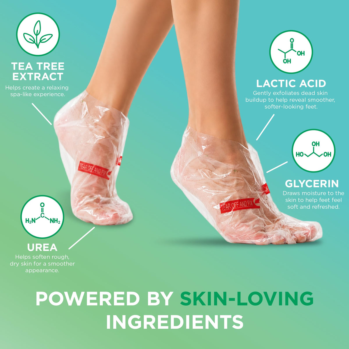 DERMORA Foot Peel Mask ingredients list