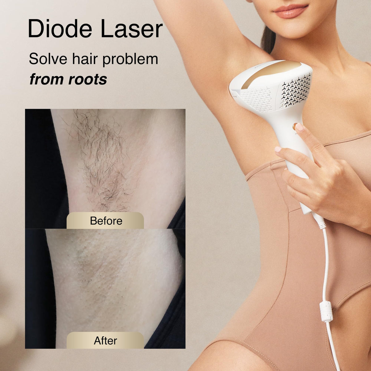 DermRays Laser Hair Removal Device user manual