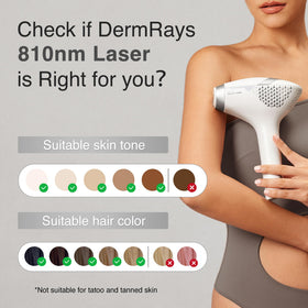 DermRays V8S packaging and accessories