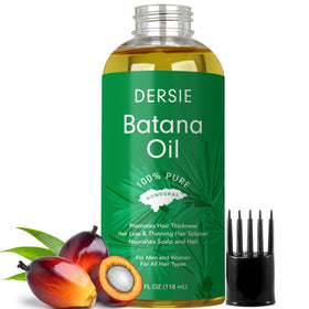 Dersie Batana Oil 4 fl oz bottle with massager applicator