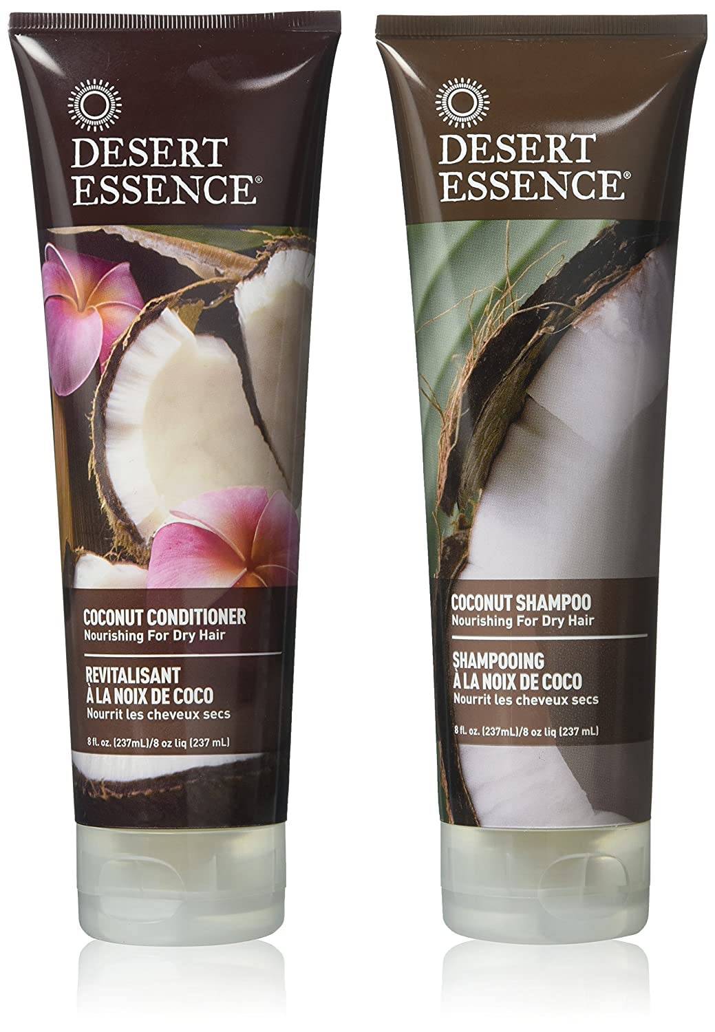 Desert Essence Coconut Shampoo 8 Fl Ounce front view