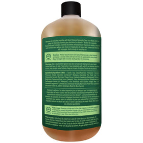 Desert Essence face wash label close-up