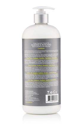 Design Essentials Almond & Avocado Moisturizing Conditioner 34 oz back view