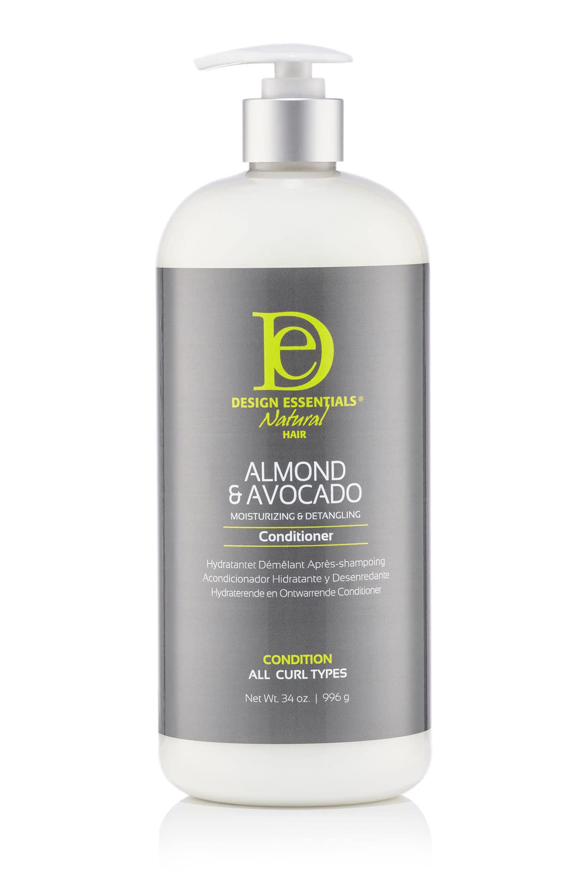 Design Essentials Almond & Avocado Moisturizing Conditioner 34 oz front view