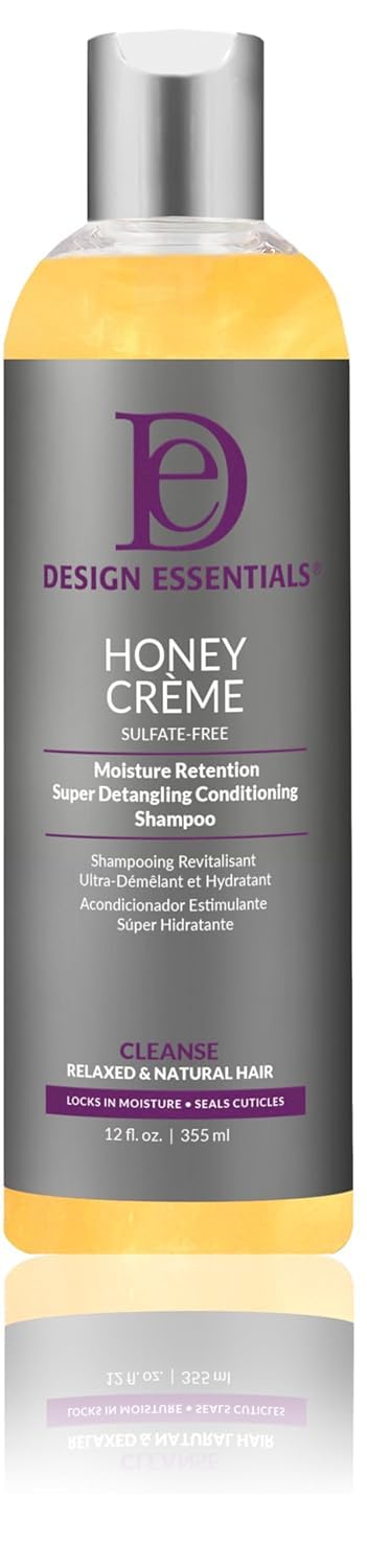 Design Essentials Honey Creme Cleansing Shampoo 12oz front view