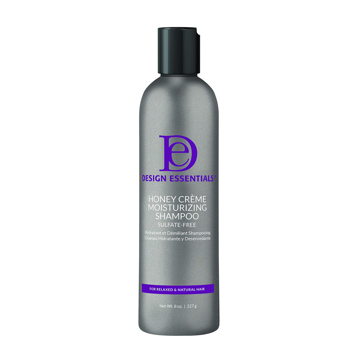 Design Essentials Honey Creme Moisture Retention Shampoo front view 8 Fl Oz