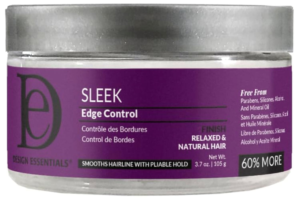 Design Essentials Sleek Edge Control Gel front view, 3.7 oz