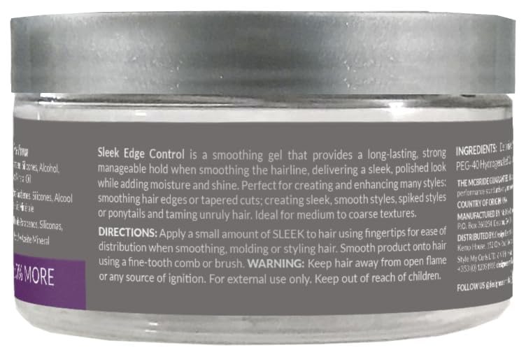 Design Essentials Sleek Edge Control Gel on a vanity