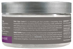 Design Essentials Sleek Edge Control Gel on a vanity