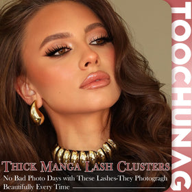 Detail of the soft band on TOOCHUNAG Manga Lash Clusters