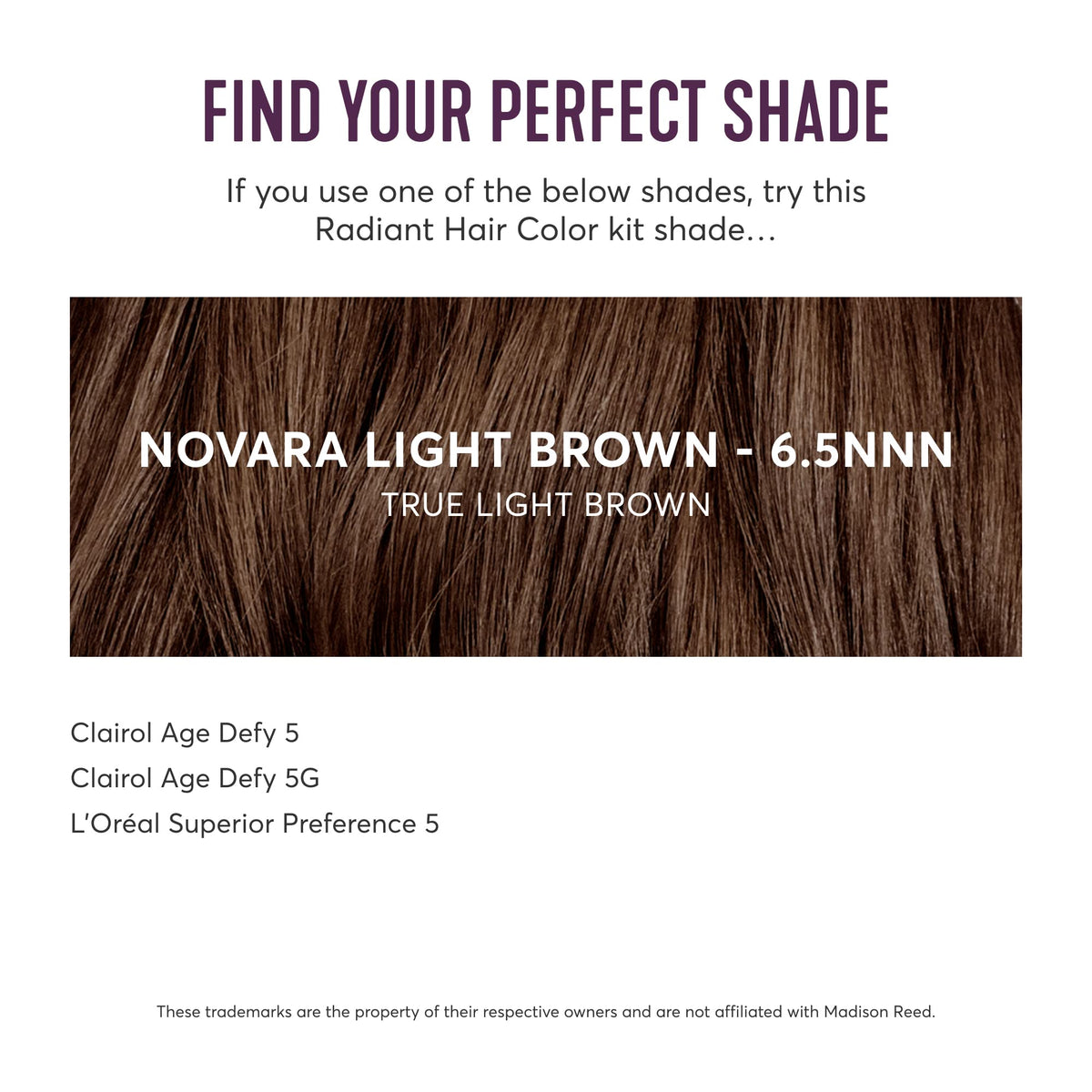 Detailed instruction booklet included in Madison Reed kit