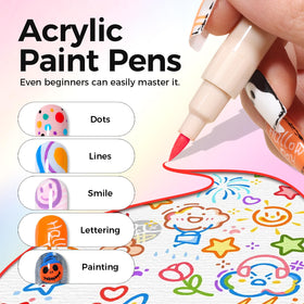 Detailed nail art using GELLAKTIK pens