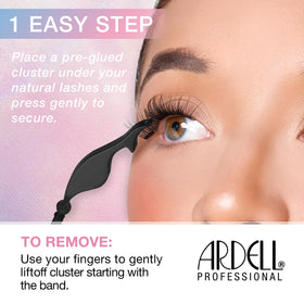 Detailed view of Ardell Faux Mink lash texture