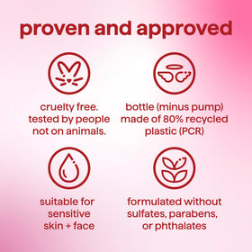 Detailed view of Method body wash ingredients list