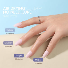 Detailed view of Morovan pastel nail polish shades