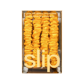 Detailed view of SLIP scrunchies showing their softness