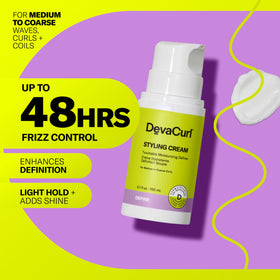 DevaCurl Styling Cream 5.1 fl oz back view
