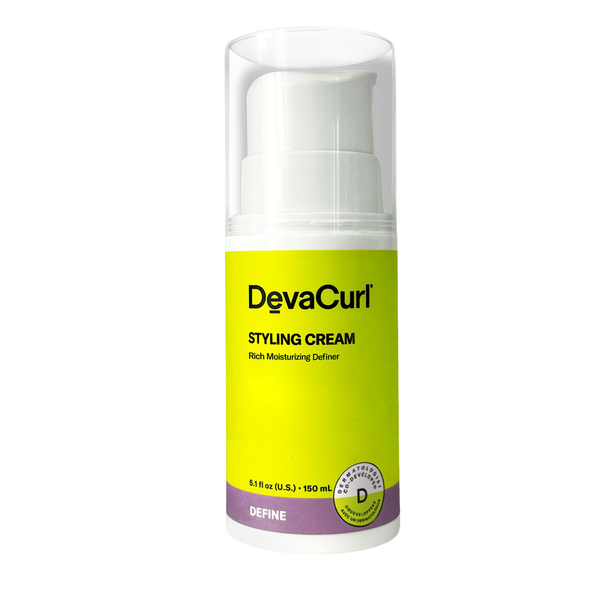 DevaCurl Styling Cream 5.1 fl oz front view