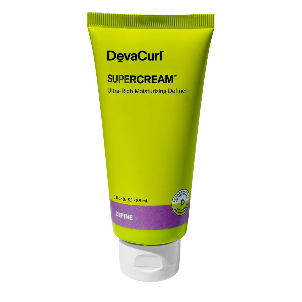 DevaCurl SuperCream Ultra-Rich Moisturizing Definer 3 fl oz front view