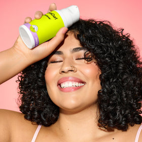 DevaCurl SuperCream Ultra-Rich Moisturizing Definer application on curls