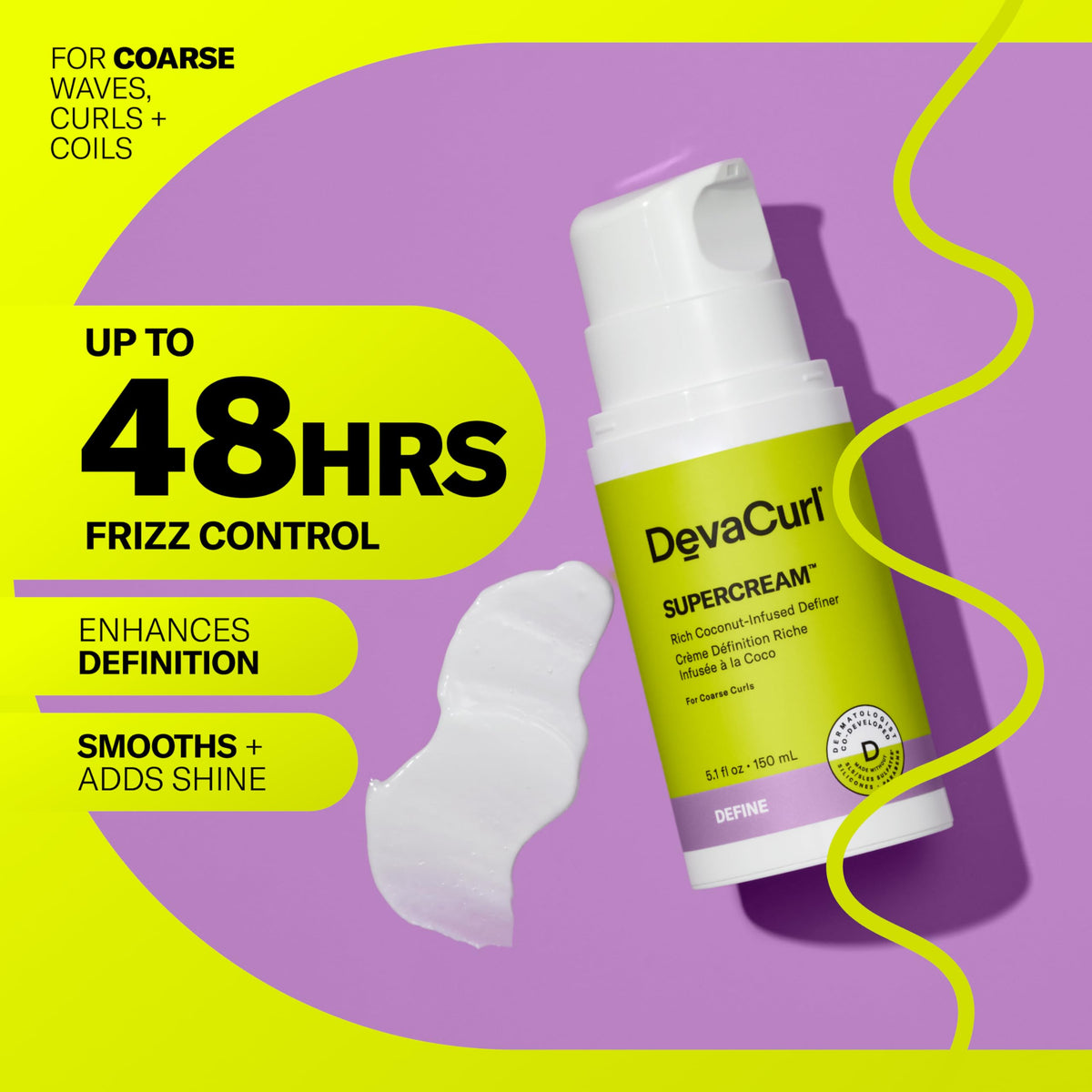 DevaCurl SuperCream Ultra-Rich Moisturizing Definer packaging