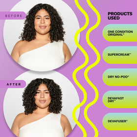 DevaCurl SuperCream Ultra-Rich Moisturizing Definer with natural ingredients