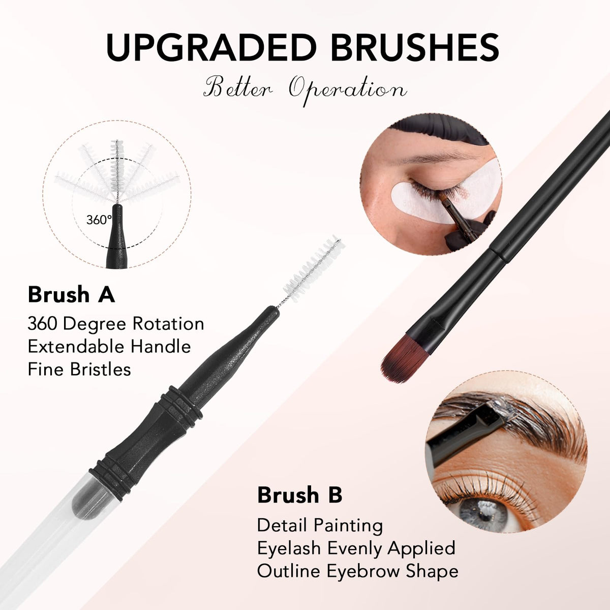 Developer cream tube from Lomansa Lash Color Kit