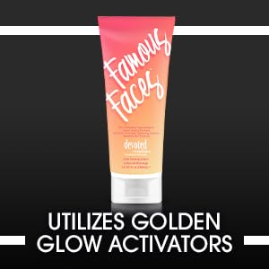 Devoted Creations Famous Faces Facial Tanning Lotion 3.4 Fl. Oz. lifestyle scene