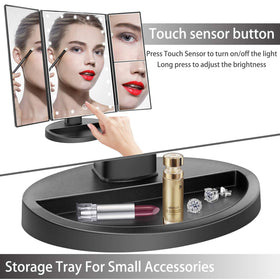 deweisn Vanity Mirror back view with power options