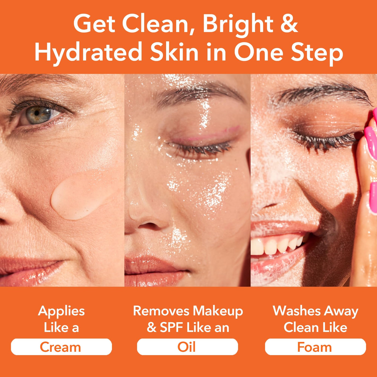 Dewy Deep Cream texture on a hand