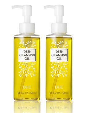 DHC Deep Cleansing Oil 2 pack front view with packaging