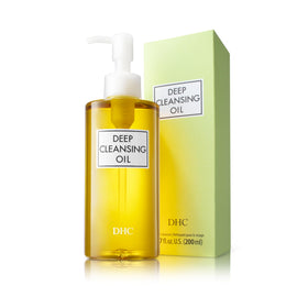 DHC Deep Cleansing Oil 6.7 oz texture close-up