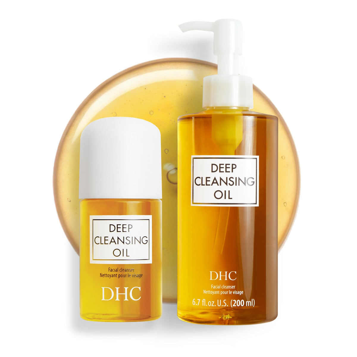 DHC Deep Cleansing Oil 6.7oz front view with pump