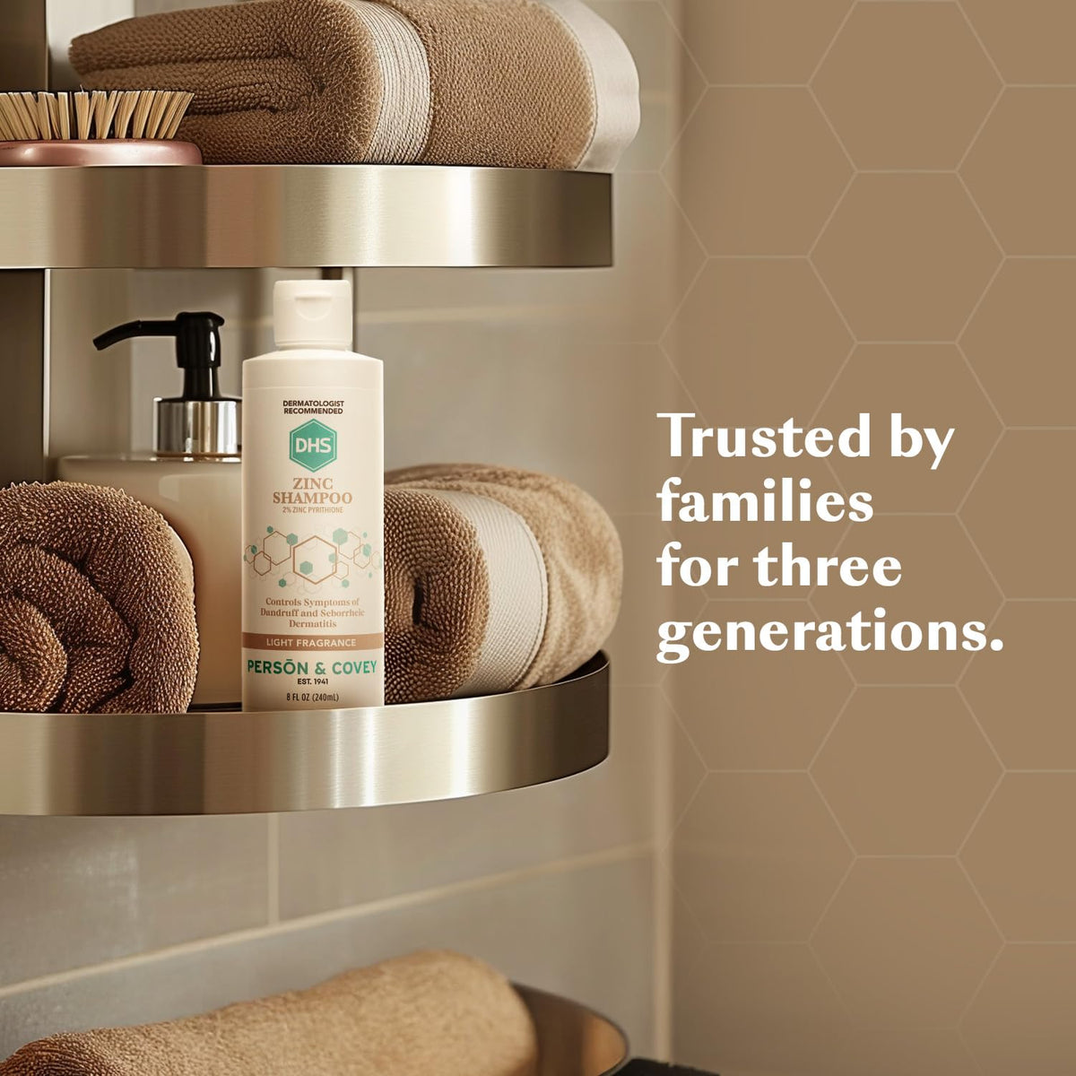 DHS Zinc Shampoo packaging details